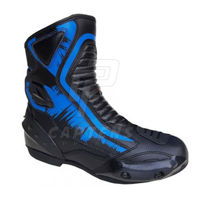 Hot Selling Light Weight Motorbike Shoes Latest Design Genuine Leather Motorbike Racing Shoes - Product Image 4