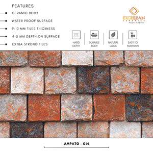 Azulejos de revestimiento de pared de cerámica impermeables modernos 30x45 cm Carreaux al aire libre 300x450mm 12x18 pulgadas Porcelanato paredes externas altas - Product Image 3