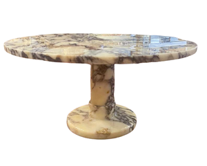 Mesa de Centro de Mármol Calacatta Viola Hecha a Mano, Pequeña, Alta y Ancha, de Lujo para Sala de Estar - Product Image 2