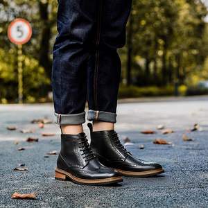 Botas Cortas Casuales de Lona con Forro Absorbente de Sudor y Estructura Ligera para Uso Diario Unisex y Botas para Exteriores - Product Image 6