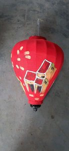 Hoi An lanternes imperméables en soie de bambou (45cm) -décoration de mariage. Lampe de maison-décoration de jardin-lanterne de fête-maison - Product Image 2