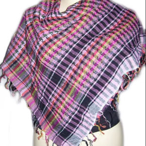 Súper Calidad Algodón Handloom tejido árabe Keffiyeh Shemagh bufanda Arafat diseño cuadrado bufanda religiosa hombres patrón geométrico - Product Image 1