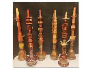 มอระกู่ทำจากไม้แกะสลักด้วยมือมอระกู่อียิปต์ - Product Image 5