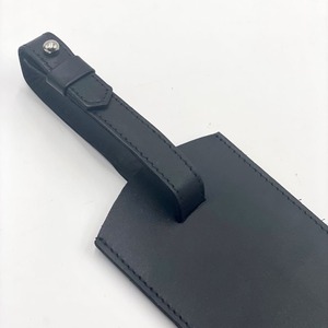 Logotipo de lujo en relieve, etiqueta de maleta de cuero genuino de lujo, etiqueta de equipaje de viaje personalizada para el nombre, regalo de equipaje - Product Image 4