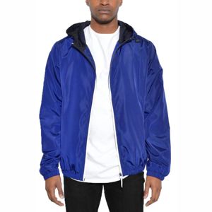 Jersey con capucha y cremallera personalizado para hombre, chaqueta cortavientos, nuevo diseño de sublimación callejera para Primavera, impermeable de lona para exteriores - Product Image 1