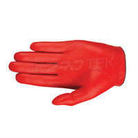 Gants de golf en cuir véritable Cabretta rouge solide de haute qualité avec accessoires de golf de qualité avec logo personnalisé