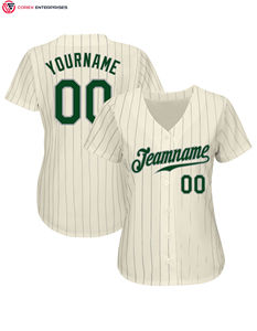 Camiseta de béisbol de poliéster personalizada, camiseta de béisbol con bordado a rayas para hombres y mujeres | Camiseta de béisbol personalizada - Product Image 2