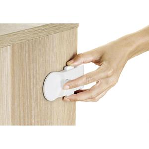 Lot économique de 3 serrures pour armoires/tiroirs Reer, 6 sangles de sécurité durables de taille standard - Product Image 4
