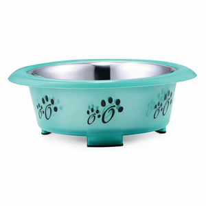 Bol à Fusion ovale en acier inoxydable pour animaux de compagnie, bols et mangeoires antidérapants, accessoires pour animaux de compagnie à bas prix - Product Image 1