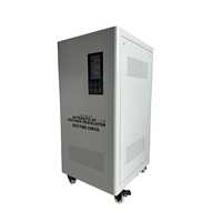 Stabilisateur de tension automatique monophasé 220V 30KVA Servo AVR entièrement en cuivre pour compresseur d'air