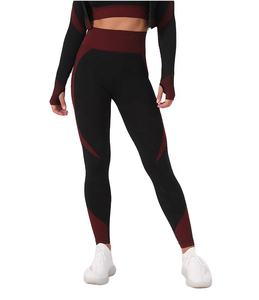 Ensemble de sport respirant et extensible quatre directions à taille haute - Tenue de yoga et de gym 4XL avec bretelles croisées, couleur unie, grandes tailles pour femmes - Product Image 3