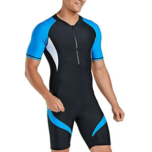 Traje de baño ligero de gran oferta para hombre, trajes de baño de secado rápido, trajes de baño personalizados de sublimación de media manga para hombre - Product Image 5