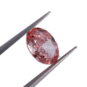 เพชรทรงรีตัดเพชรสีชมพูแบบโซลิแทร์สำหรับปลูกในแล็บแบบ1.80ราคาขายส่งพร้อมใบรับรอง VVS ชัดเจน IGI เครื่องประดับทรงหลวมแบบแฟนซี - Product Image 3