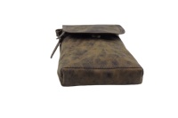 Minibolso de cuero personalizable para la cintura, bandolera pequeña ajustable para móvil, con logotipo, modelo de viaje elegante