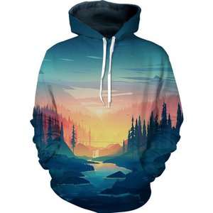 Collection de sweats à capuche de haute qualité imprimés numériquement à capuche à manches longues couleur vente en gros sweat à capuche bon marché pour hommes - Product Image 5