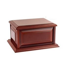 Urnes professionnelles en bois pour cendres humaines Urnes de crémation pour adultes L'intérieur contient une urne de voyage temporaire en plastique de sécurité - Product Image 1