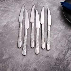 Juego de 6 Cuchillos de Acero Inoxidable Plateados de Primera Calidad para Bodas - Product Image 2