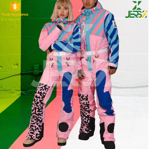 Combinaison de ski et de snowboard unisexe grande taille, respirante, imperméable 10 000 mm, coupe-vent, imprimée, avec couches thermiques pour adultes - Product Image 2