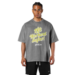 Venta caliente hombres ácido lavado 100% algodón secado rápido camisetas logotipo personalizado impresión Streetwear estilo con ajuste de gran tamaño - Product Image 3