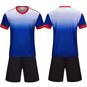 Uniformes de fútbol personalizados para hombres y adultos, ropa deportiva en blanco, nuevo diseño, 100% algodón y poliéster, precio barato, conjuntos de uniformes de Fútbol 2022 - Product Image 2