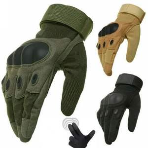Meilleurs gants de course en cuir véritable à doigts complets Écran tactile Sport Respirant Conception tactique légère - Product Image 5