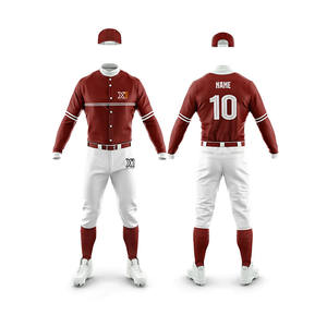 Conjuntos de uniformes de béisbol de nueva llegada de fabricante alto transpirable ligero de alta calidad personalizable último diseño para - Product Image 1