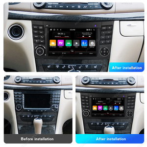 MEKEDE Android voiture multimédia lecteur Dvd stéréo <span class=keywords><strong>GPS</strong></span> Navigation voiture-play unité principale pour 7 pouces Benz classe E W211 E200 2002-2008 - Product Image 4