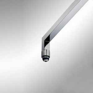 Braccio Doccia Quadrato in Ottone Cromato Koricini, Installazione a Parete, Design Contemporaneo, Garanzia di 3 Anni per Soffione Doccia - Product Image 1