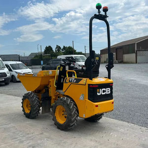 Mini-dumper JCB 1T-E jaune, chargeuse sur pneus compacte, équipement de transport pour chantier de construction - Product Image 3