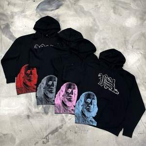 SDL Men's 100% Organic Cotton Hoodies Diamond Hip Hop Custom Breathable Winter Jacket for Spring in Bulk Quantity - Product Image 2