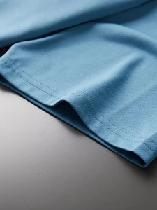 เสื้อยืด100% เข้ารูปสำหรับผู้ชายแฟชั่น2025ใหม่สำหรับฤดูร้อนของผู้ชายเสื้อยืดผ้าฝ้ายแขนยาวลำลองเล่นกีฬาสต็อกเสื้อผ้าจำนวนมากเสื้อผ้าที่ใช้แล้ว - Product Image 5