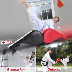 แผ่นรองเตะเทควันโดประสิทธิภาพสูง อุปกรณ์ฝึกซ้อมทนทานสำหรับคาราเต้ มวยไทย ศิลปะการต่อสู้ การฝึกซ้อมและการต่อยมวย - Product Image 6