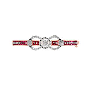 Venta al por mayor original 925 plata esterlina infinito diseño VVS Moissanite piedra preciosa diamante rubí eslabón de cadena fina para regalo de fiesta - Product Image 4