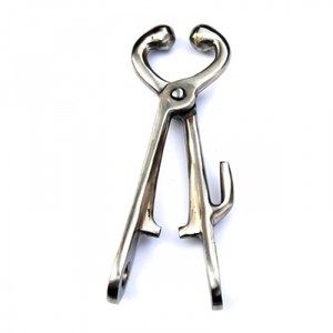 Pince à nez à long manche en acier inoxydable vétérinaire porte-taureau pince à nez de vache pour bovins et taureaux - Product Image 3
