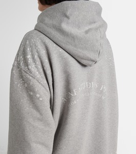 Sudadera con capucha de invierno Premium de gran tamaño con cremallera para mujer ODM estampado personalizado 100% algodón con logotipo frontal-moda moderna elegante - Product Image 4