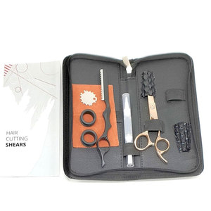 Professional Barber Scissor Hair Scissors with Straight Thinning Cutting Shears Hairdressing Razor <b>Edge</b> Shear - Product Image 5