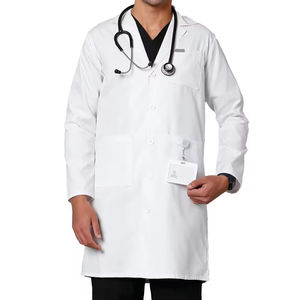 Blouses de laboratoire de protection, uniformes médicaux pour médecins et infirmières, manches longues, OEM ODM, étiquette privée, logo personnalisé, hôpital, professionnel - Product Image 4