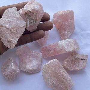 หินหยาบควอตซ์สีชมพูธรรมชาติ10มม. 20มม. เป็นกิโลกรัมจากอัญมณีผู้ผลิตคริสตัลกึ่งมีค่าคุณภาพ AAA - Product Image 4