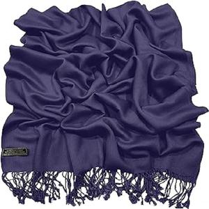 Diseño personalizado bufanda de invierno viscosa Pashmina chal para Mujeres y Hombres Nuevo estilo impreso Cachemira Hijab colores lisos - Product Image 3