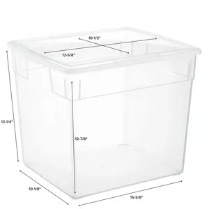 Hot Sale Injection Molded Transparent PP Eco-Friendly <b>Storage</b> Box <b>Bin</b> Household Multi-Purpose Sundries Rectangular Container - Product Image 4