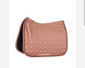 Selle anglaise beige de qualité supérieure, très vendue, confortable, en coton/polyester, mousse souple, durable, Maizan International, équitation - Product Image 1