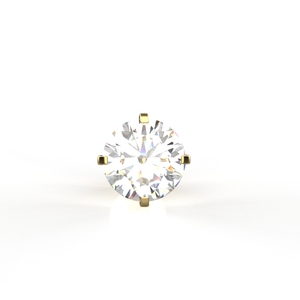 Avarta Bijoux Or 18 carats 1 carat Clous solitaires unisexe-Pièces simples - Product Image 4