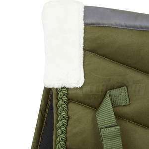 แผ่นรองอานม้าม้าผ้าฝ้ายโพลีคอตตอนโพลีคอตตอนแบบกำหนดโลโก้ได้ตามที่ต้องการแผ่นรองอานม้าระบายอากาศได้ดี - Product Image 3