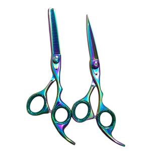 Juego de Tijeras de Peluquería de Acero Inoxidable, Tijeras para Cortar el Cabello y Tijeras de Entresacar, Combo para Estilistas de Peluquería, Kit de Aseo - Product Image 6