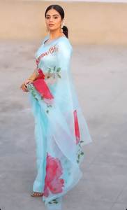 Sari indio de buena calidad, el último Sari de seda suave de Banarasi para bodas y fiestas a precio mayorista de fabricante indio - Product Image 3