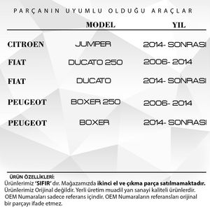 Fiat Compatible Mirror Signal White-Right for Ducato Boxer <b>Jumper</b> - Product Image 2