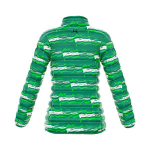 Veste matelassée à fermeture éclair pour femmes avec design personnalisé sublimé, tissu en toile premium, imperméable, respirant, veste d'automne et d'hiver - Product Image 2