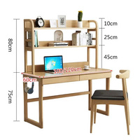 Vente en gros bureau d'ordinateur bureau nordique en bois meubles britanniques ensemble de table ordinateur en bois/ordinateur portable/PC table bureau à domicile bureau d'étude