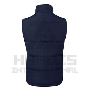 แจ็กเก็ตขนเป็ดแขนกุดระบายอากาศได้ดีสำหรับผู้ชายอบอุ่นในฤดูหนาวโลโก้ออกแบบได้ตามต้องการ - Product Image 6