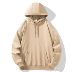 Sweats à capuche essentiels pour l'hiver populaires, pull-over, du S au 5XL, logo personnalisé, impression numérique, décontracté, 100% coton - Product Image 2